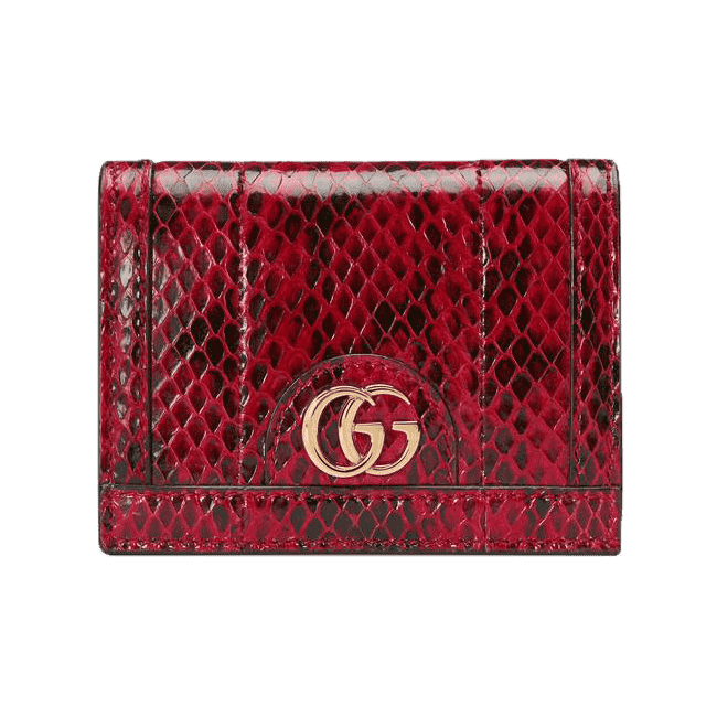Phần logo rõ nét, đều và đối xứng trên sản phẩm ví Gucci chính hãng